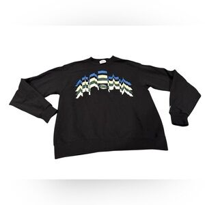 Champion 414 Milwaukee Skyline Black Crewneck Size Medium [Men's]